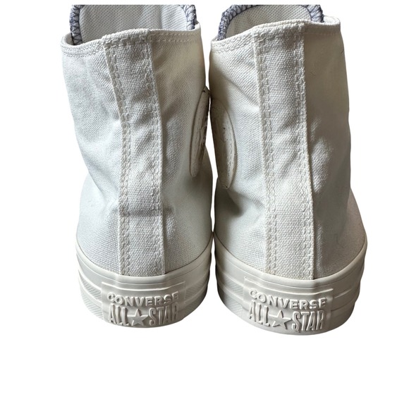 Converse Chuck Taylor All‎ Star Hi Jacquard Camo W 9.5 Egret/Slate Lilac Rare - Picture 3 of 6